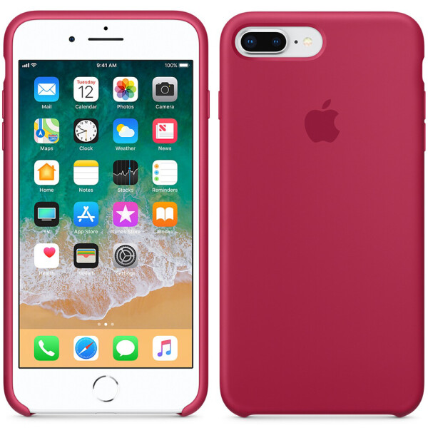 

Чехол силиконовый оригинальный для iPhone 7 /8 Plus Rose Red (23999)