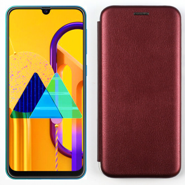

Чехол книжка U-Like Best для Samsung M307F Galaxy M30s Marsala (28030)