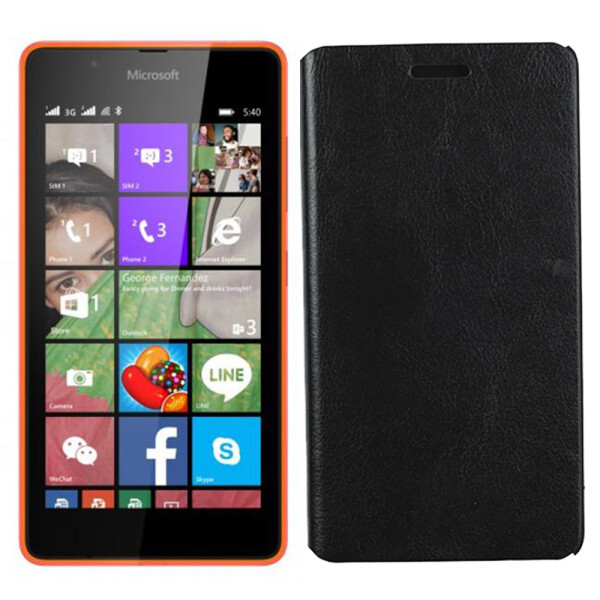 

Чехол книжка для Nokia 540 (Microsoft) Black (6690)
