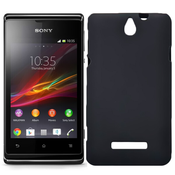 

Чехол силиконовый оригинальный для Sony Xperia E/E Dual/C1504/C1505/C1604/C1605 Black (1958)