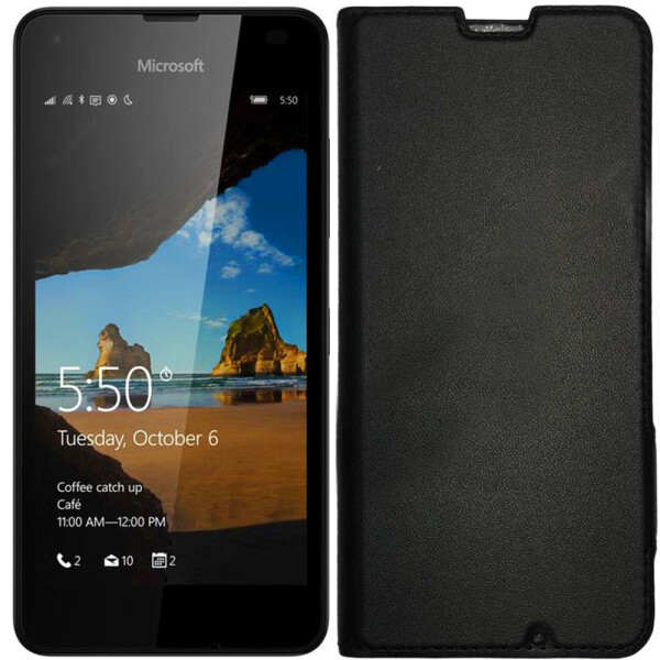 

Чехол книжка для Nokia 550 (Microsoft) Black (6040)