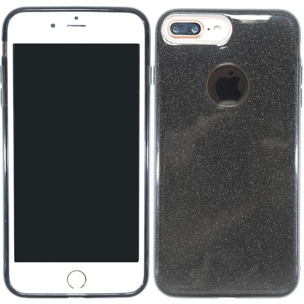 

Чехол силиконовый 3in1 Блёстки для iPhone 7+ Black (14743)