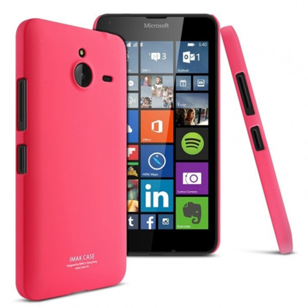 

Накладка пластиковая IMAK Cowboy series для Microsoft Lumia 640 XL (Красный) (5931)