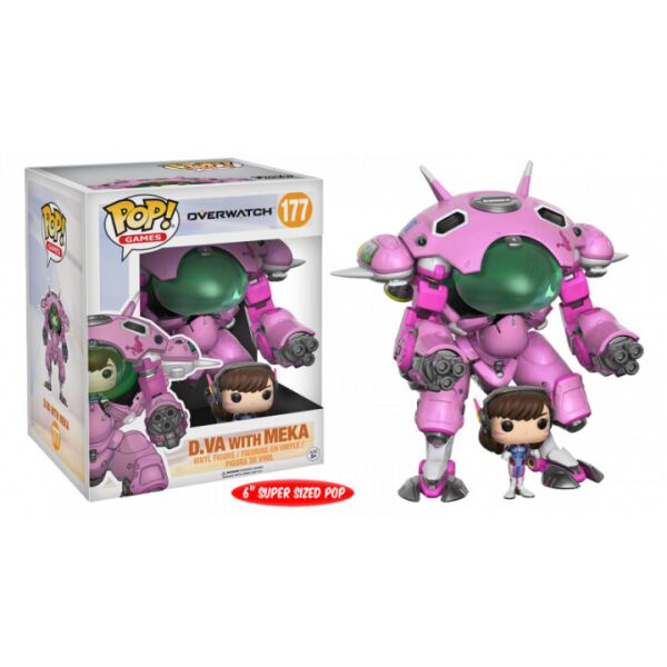 

Фигурка Funko Pop фанк Поп Overwatch D. va With Meka Овервотч 18 см