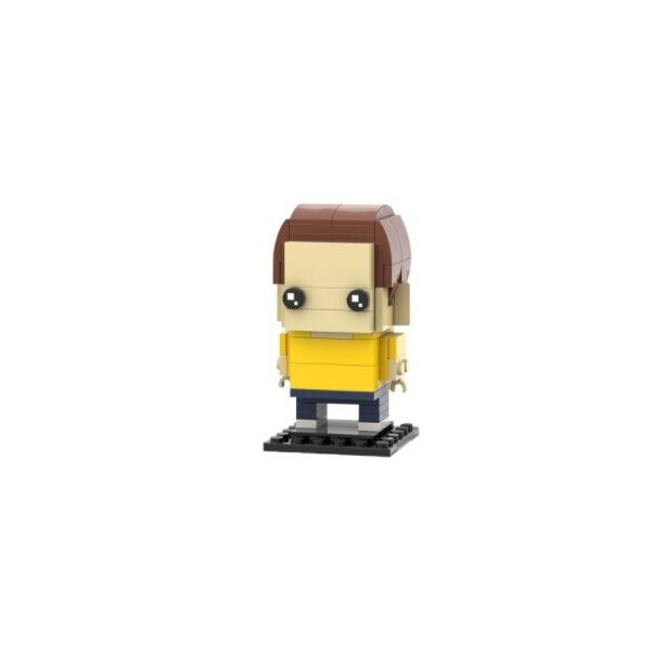 

Милая фигурка MOC Brickheadz Morty Smith модель 89 шт. строительные блоки кирпичи сделай сам 3-5 см
