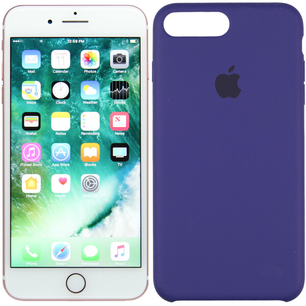 

Чехол силиконовый оригинальный для iPhone 7 /8 Plus Violet (23997)