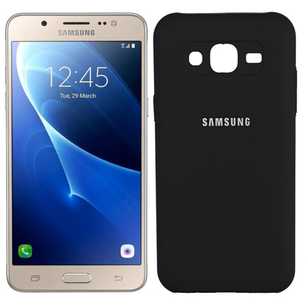 

Чехол силиконовый оригинальный для Samsung J500 (J5) Чёрный FULL (26003)
