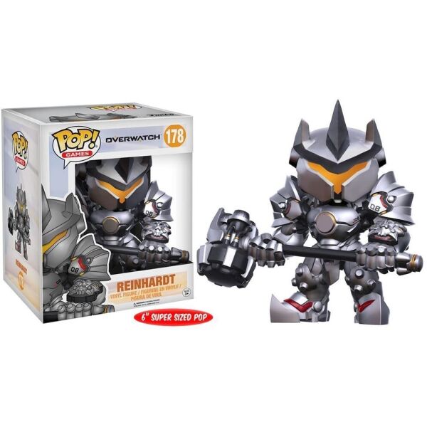 

Funko Поп-игры: Overwatch Виниловая фигурка Рейнхардта 18 см ПВХ