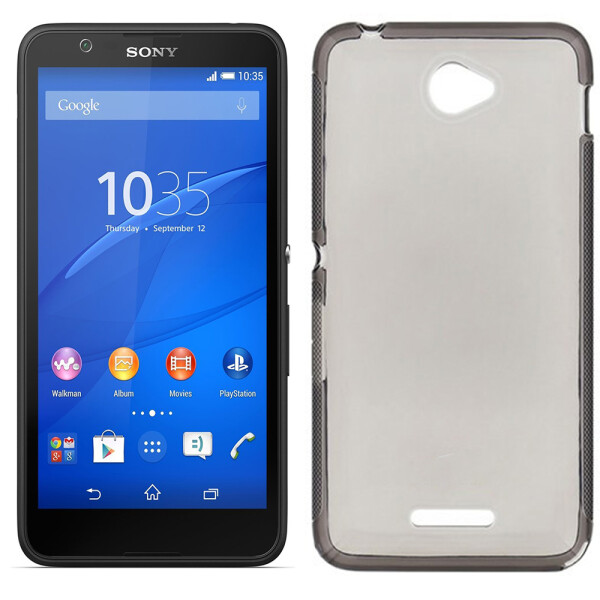 

Чехол силиконовый оригинальный для Sony Xperia E4 Black (12479)