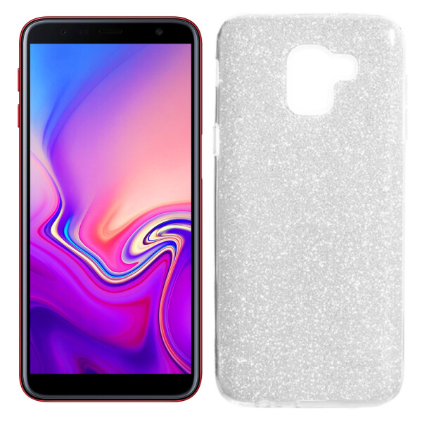 

Чехол Silicone 3in1 Блёстки для Samsung J610 Galaxy J6 Plus White (25509)