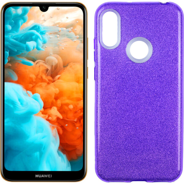 

Чехол силиконовый 3in1 Блёстки для Huawei Y6 2019/Y6 Pro Violet (26784)