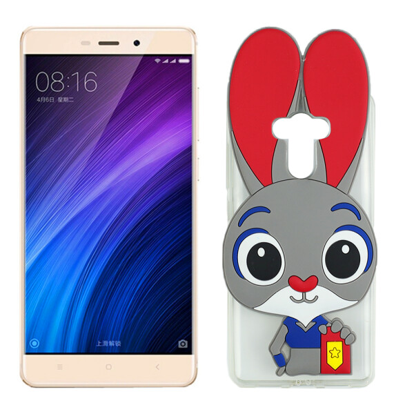 

Чехол силиконовый Зверополис Rabbit для Xiaomi Redmi 4 Prime (14609)