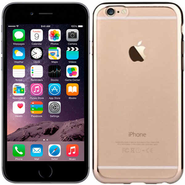 

Чехол Devia Mighty Bumper для iPhone 6/6S Champagne Gold (19564)