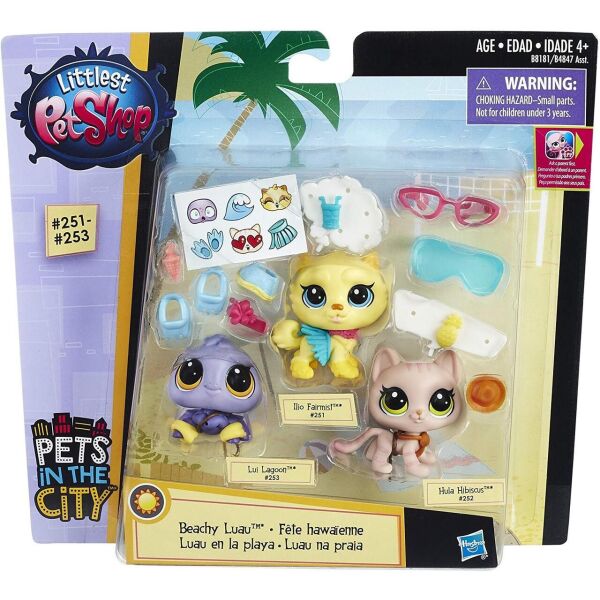 

Littlest pet shop lps игровой набор hasbro beachy luau 5 см пластик