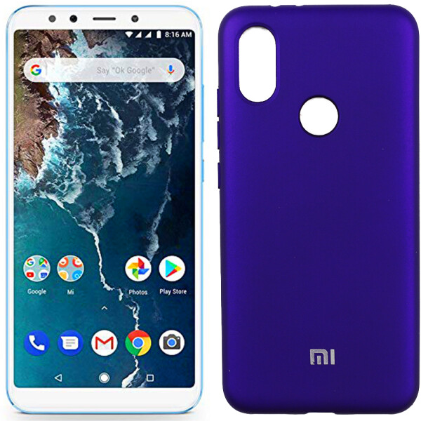 

Чехол силиконовый оригинальный для Xiaomi Mi6x/Mi A2 Фиолетовый FULL (26585)