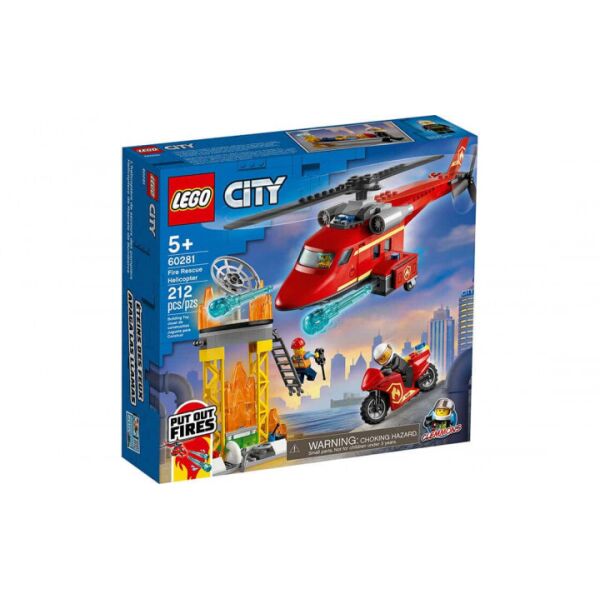 

Конструктор LEGO Пожарный спасательный вертолет 60281 (5702016911541)