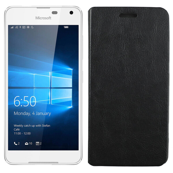 

Чехол книжка для Nokia 650 (Microsoft) Black (10065)