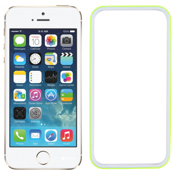 

Чехол TOTU Design Aurora border series для iPhone 5/5s/SE White/Yellow (24286)