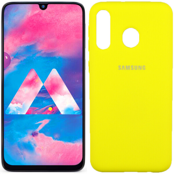 

Чехол силиконовый оригинальный для Samsung M305 Galaxy M30 Желтый FULL (26426)