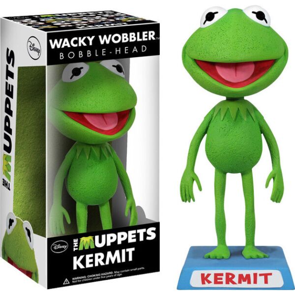 

Маппеты Кермит Kermit Лягушка качающаяся голова 16 см