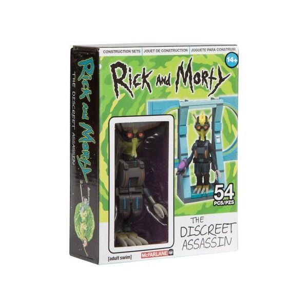 

McFarlane Rick And Morty Микро конструктор Сдержанный убийца 16 см 54 дет