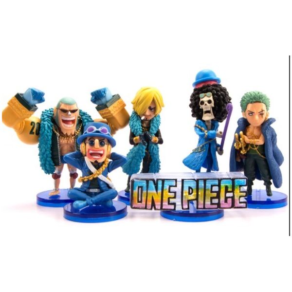 

Коллекционная фигурка One Piece World 6 синих фигурок пиратов 2,5-9,5 см ПВХ