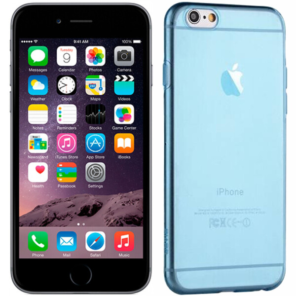 

Чехол Devia Naked для iPhone 6/6S Crystal Blue (19567)