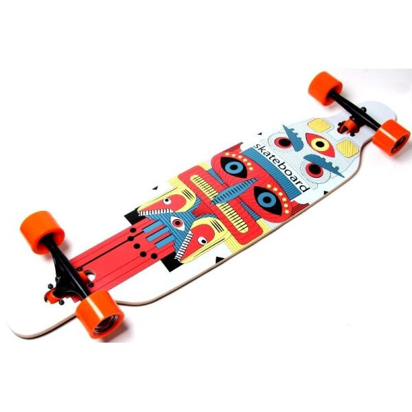

Скейтборд Лонгборд Freeriding Original "Fish" White