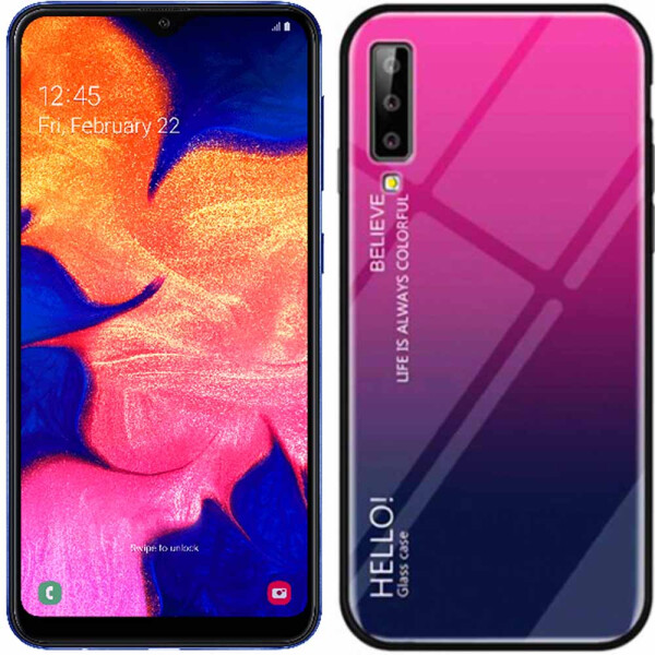 

Чехол TPU Gradient HELLO Glass для Samsung A705 Galaxy A70 Розовый (26893)