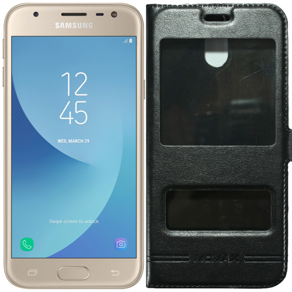

Чехол книжка Momax для Samsung J530/J5 2017 Black (20410)