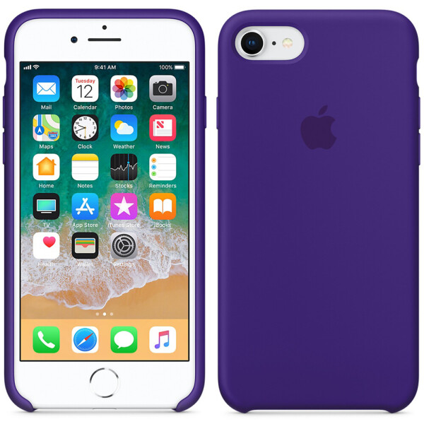 

Чехол силиконовый оригинальный для iPhone 7 /8 Violet (24019)