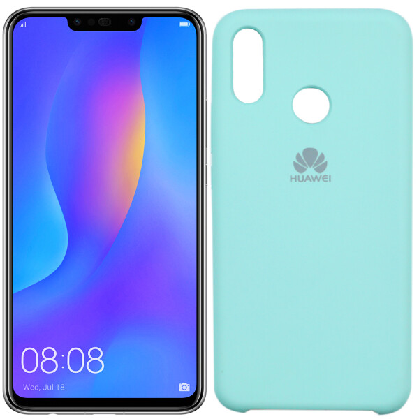 

Чехол силиконовый оригинальный для Huawei P Smart Plus Ярко синий (27616)