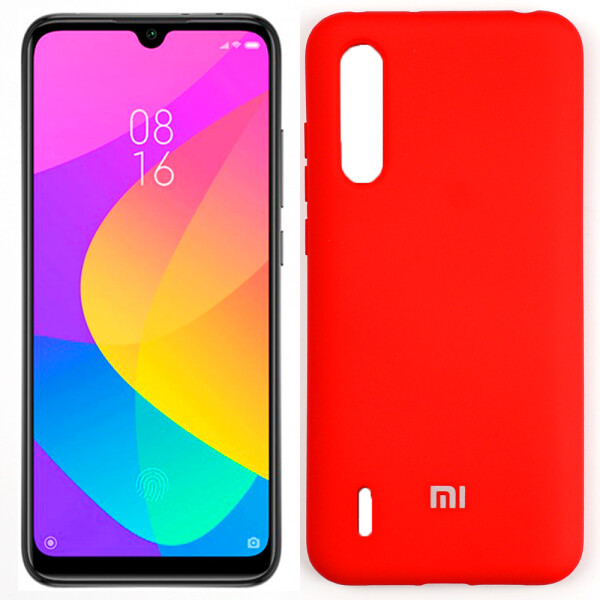 

Чехол силиконовый оригинальный для Xiaomi Mi9 Lite Красный FULL (27754)