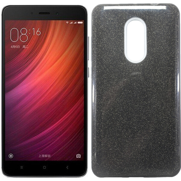 

Чехол силиконовый 3in1 Блёстки для Xiaomi RedMi Note 4x Black (18739)