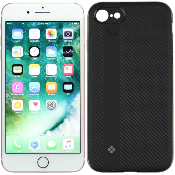 

Чехол TOTU Design Blade series для iPhone 7/8 Black/Gold (24195)