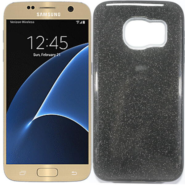 

Чехол силиконовый 3in1 Блёстки для Samsung G935 Galaxy S7 Edge Black (15175)