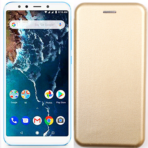 

Чехол книжка U-Like Best для Xiaomi Mi6x/Mi A2 Gold (27608)