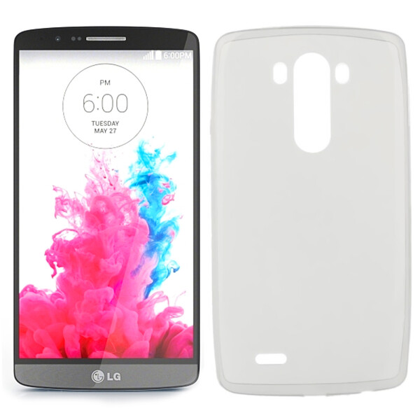 

Чехол силиконовый оригинальный для LG G3/D855 White (12464)