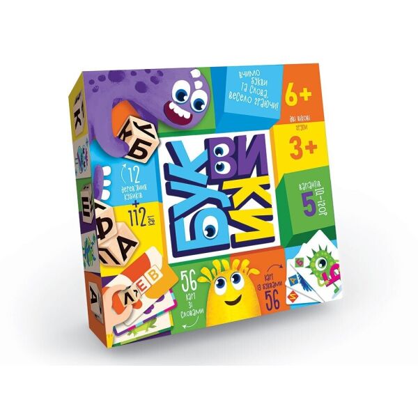 

Развлекательная игра Буквикы укр (10) G-BU-01U (2000903603405)