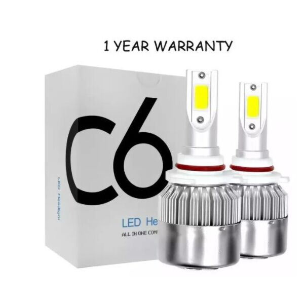 

C6 Лампа светодиодная цоколь H3 (к-кт 2 шт) 12/24V, 36W, 3800Lm + вентилятор (авиац. алюмин.)