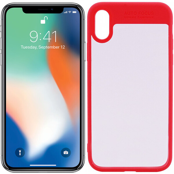 

Чехол TPU iPaky Hard Series для Apple iPhone X (5.8") (Красный) (18964)