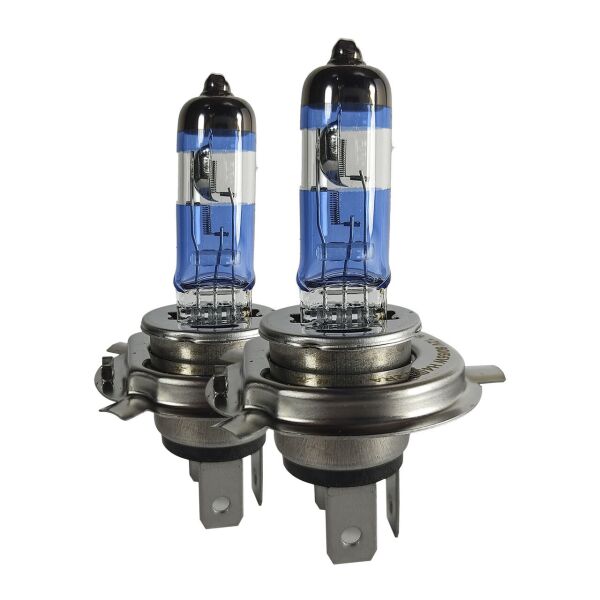 

Лампы H-4 12V 100/90W +100% P43T. Лампы с эффектом ксенона Cool Blue Intense + 100%