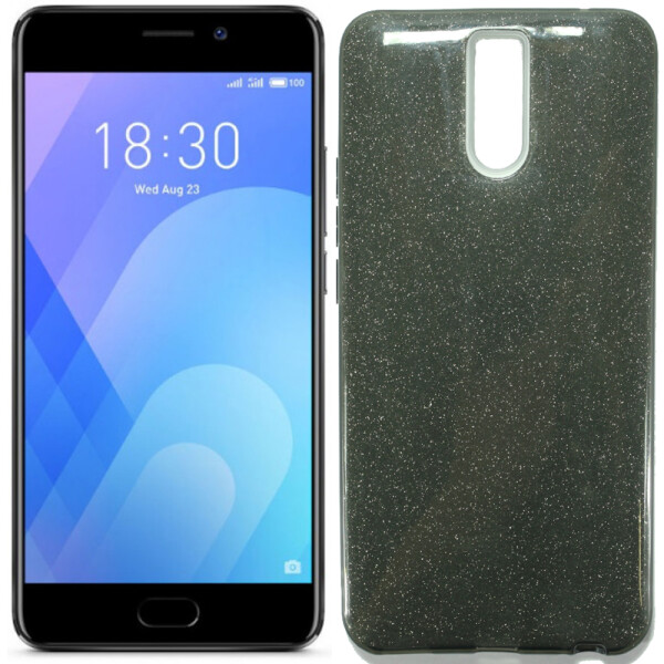 

Чехол силиконовый 3in1 Блёстки для Meizu M6 Note Black (19804)