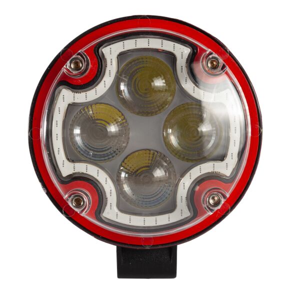 

Фара LED круглая 12W + (LED кольцо + 3D линза)
