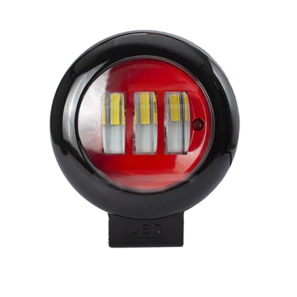 

Фара LED круглая 30W (3 диода) red