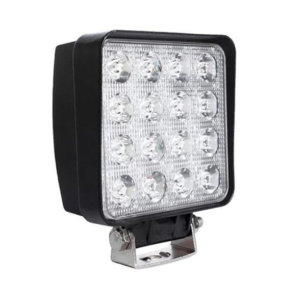 

LED фара квадратная 27W, 9 ламп, узкий луч 10/30V 6000K
