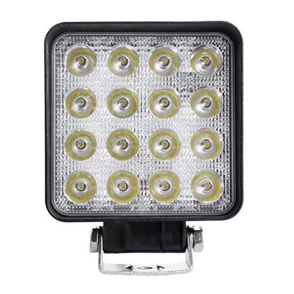

LED фара квадратная 48W, 16 ламп, узкий луч 10/30V 6000K