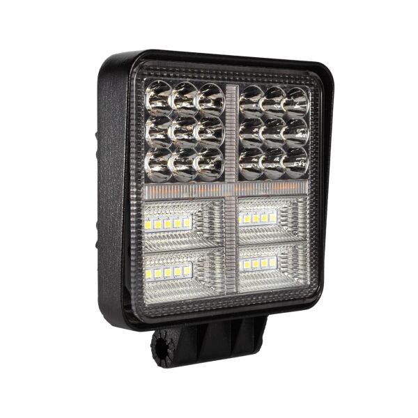 

Фара LED квадратная 48W (+ led х + strobe light)
