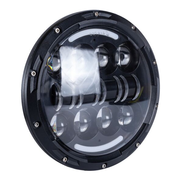 

Фара главного света LED 80 W (ближний + дальний + ходовые огни) 7 дюймов
