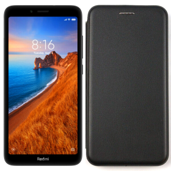 

Чехол книжка U-Like Best для Xiaomi Redmi 7a Black (27487)